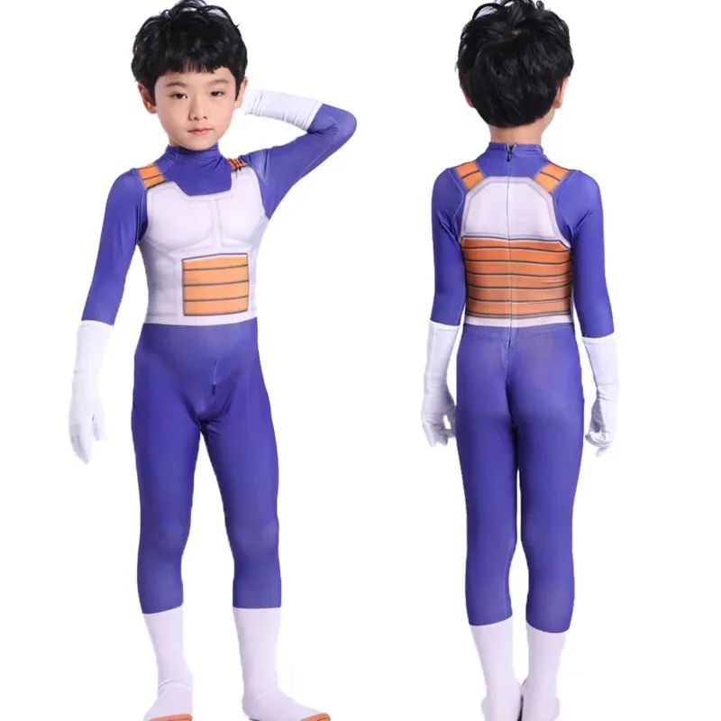 Cosplay Anime Black Hair - 성인용 손오공 코스튬 베지터 코스프레 의상