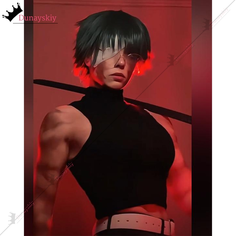 Cosplay Anime Jjk - YiNuo*/2026 새로운 마키 젠인 코스프레 의상