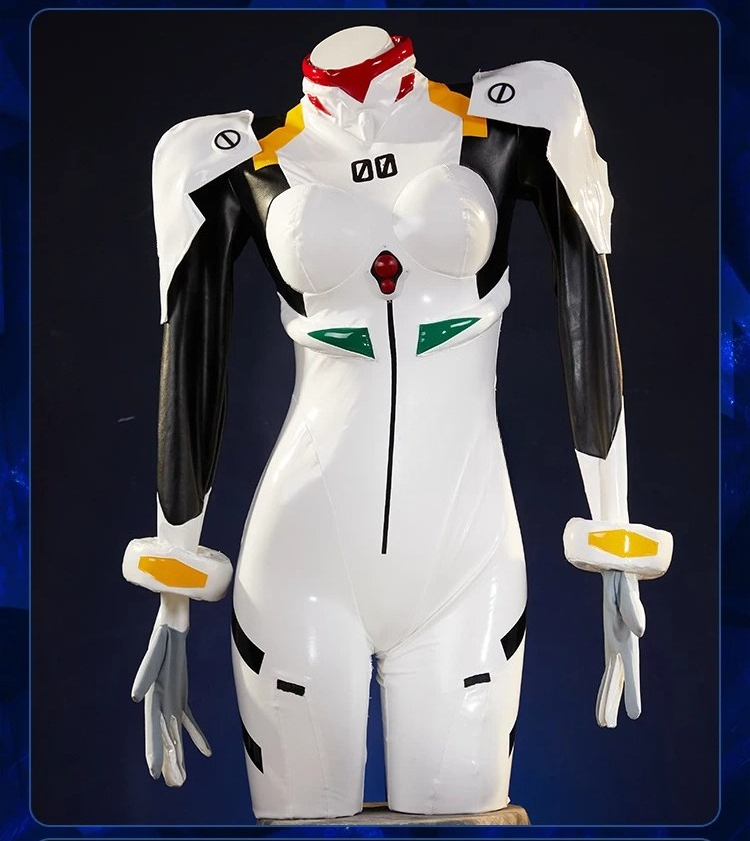 Quality Anime Cosplay - 레이 아야나미 플러그슈트 코스프레 의상 화이트