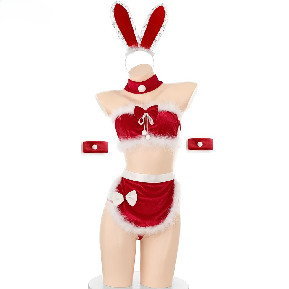 Cosplay Anime Bunny Girl - 크리스마스 토끼 메이드 유니폼 코스프레 의상