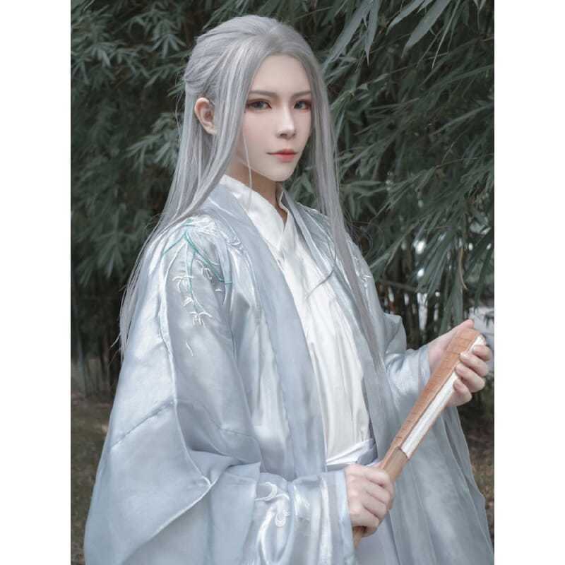 Anime Cosplay Long Hair - 남자 Hanfu 긴 직모 애니메이션 코스프레