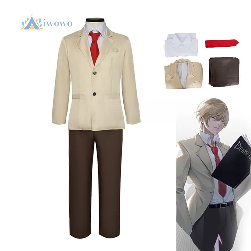 Anime Cosplay Dress For Men - 애니메이션 야가미 라이트 코스프레 의상 복장