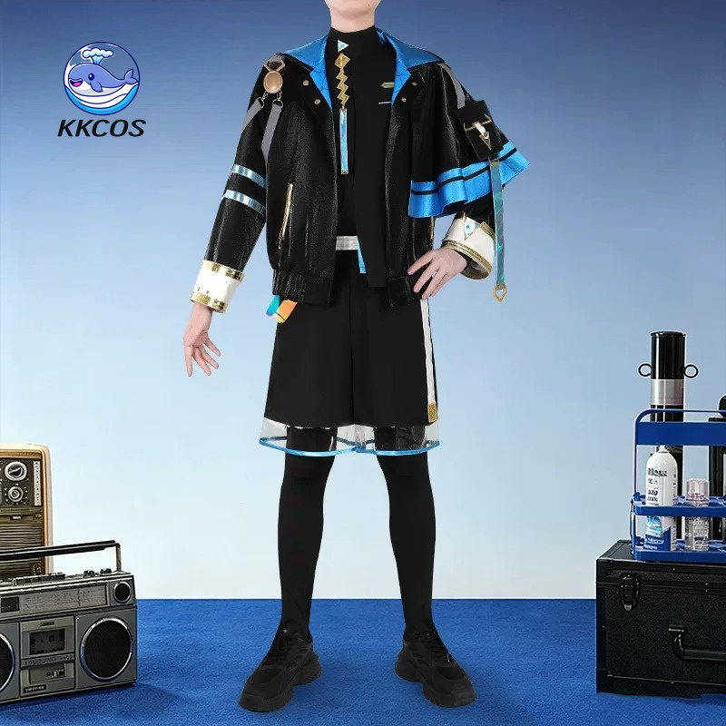 Anime Cosplay Dress For Men - KKCos Vtuber 카이다 하루 사이버펑크 미래형