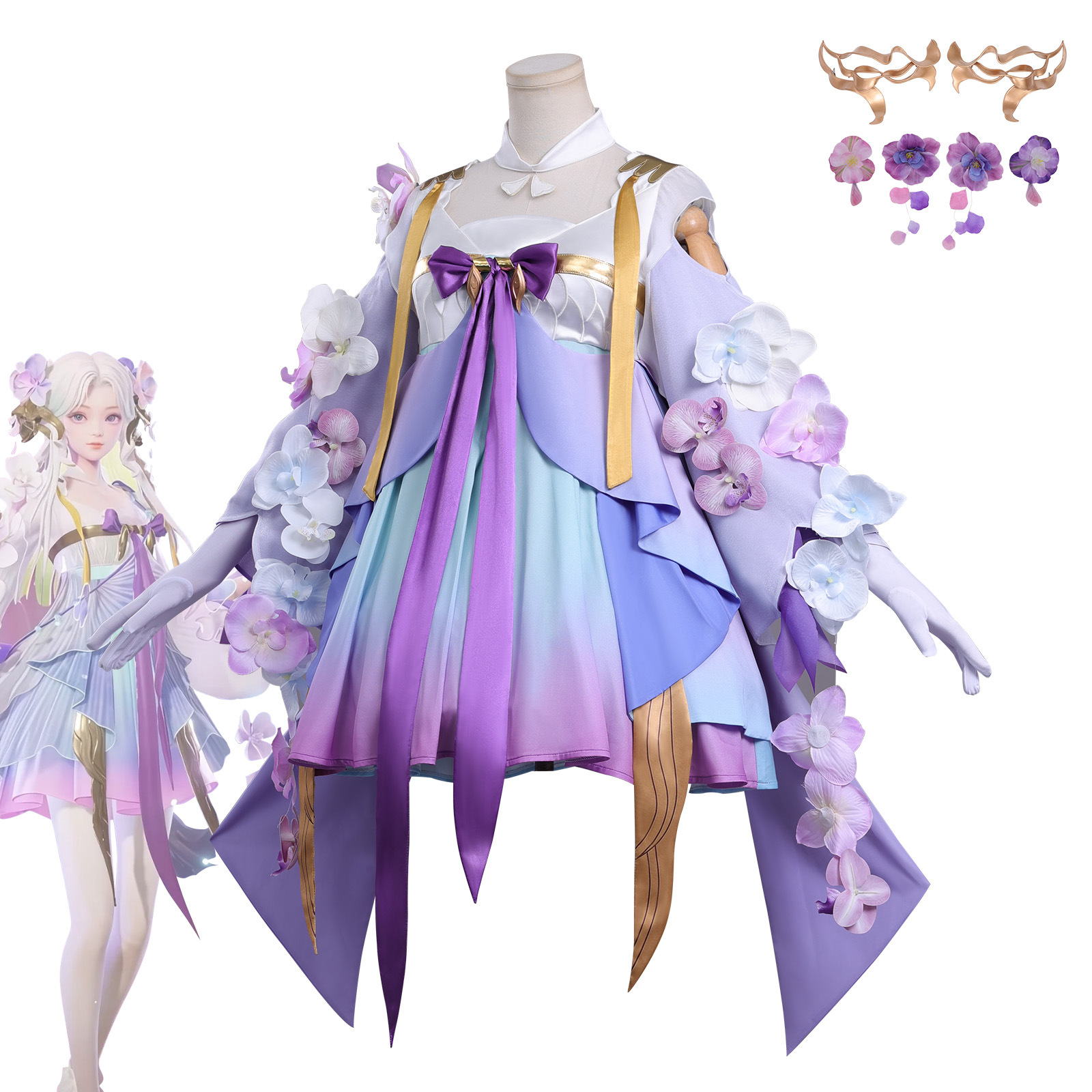 Anime Cosplay 2026 - Duolia Huanzhu 인어 신선하고 달콤한 드레스