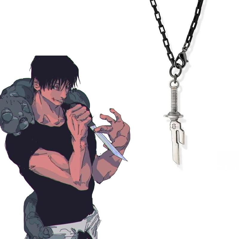 Jujutsu Kaisen Uniform - 애니메이션 주술회전 푸시구로 토지 코스프레 목걸이,