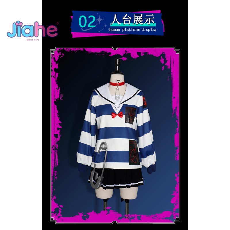 Anime Cosplay Dress For Men - 아메미야 다루미 The Hundred Line -
