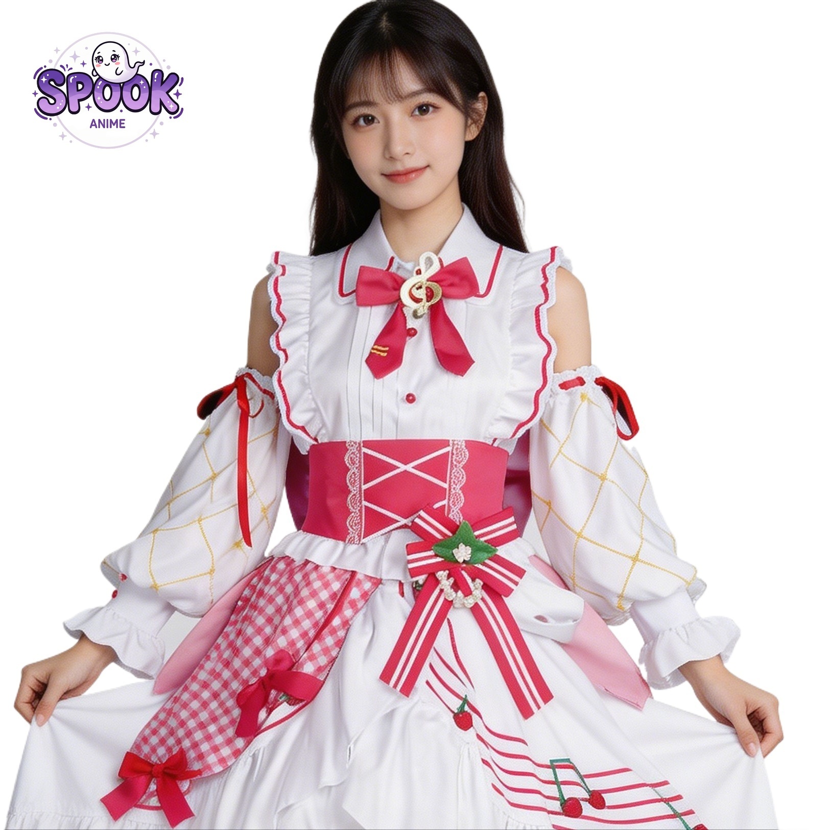 딸기 로리타 드레스 15주년 기념 미쿠 귀여운 코스프레 - Anime Cosplay Miku 리뷰 및 가격