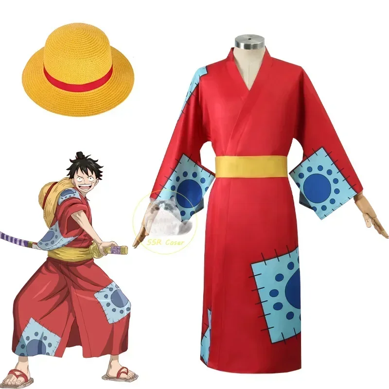 애니메이션 루피 코스프레 의상, 와노쿠니 몽키 코스프레 - Anime Cosplay Luffy 리뷰 및 가격