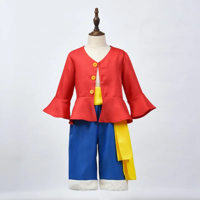 애니메이션 몽키 D 루피 코스프레 의상 소년용 코트 바 - Anime Cosplay Luffy 리뷰 및 가격