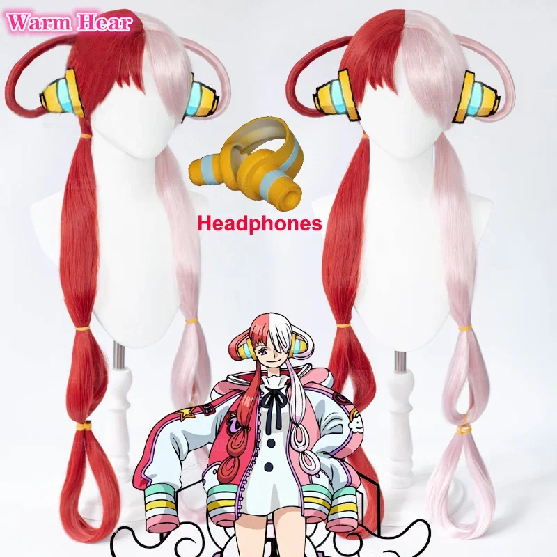 2026 애니메이션 UTA 레드 핑크 내열성 헤어 할로 - Anime Cosplay With Red Hair 리뷰 및 가격