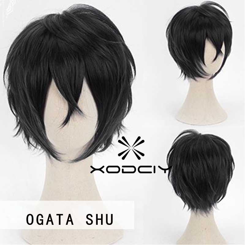 Engage Kiss Ogata Shu 가발 검정색 짧 - Anime Cosplay Kiss 리뷰 및 가격