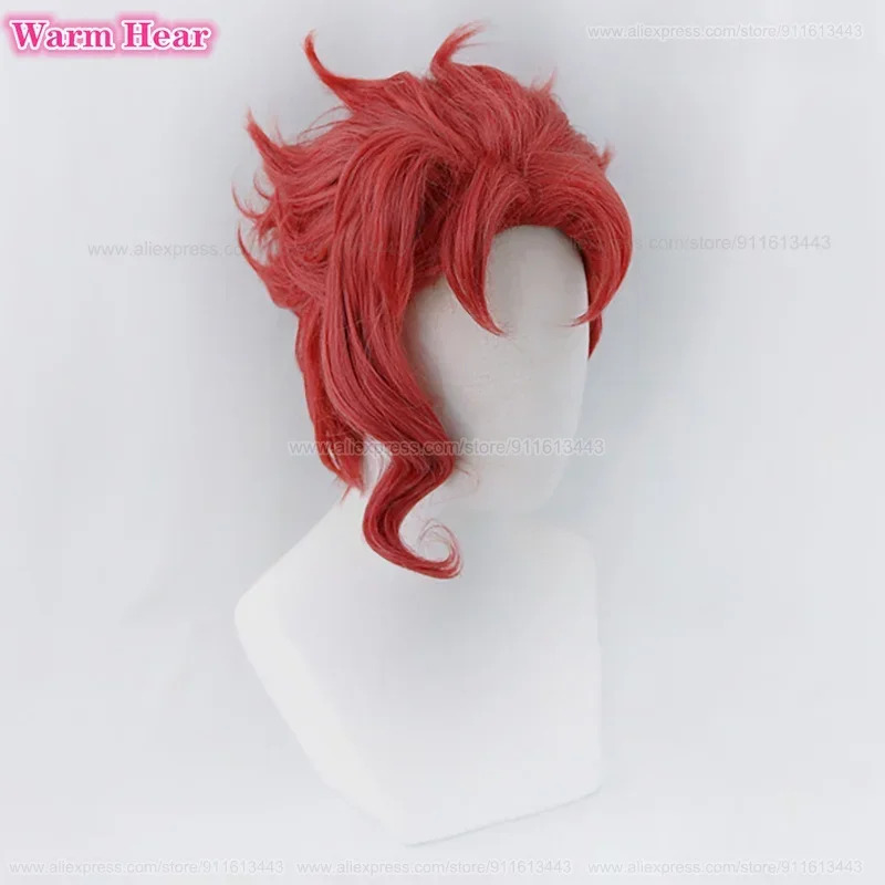 Noriaki Kakyoin 합성 유니섹스 30cm 레 - Anime Cosplay With Red Hair 리뷰 및 가격