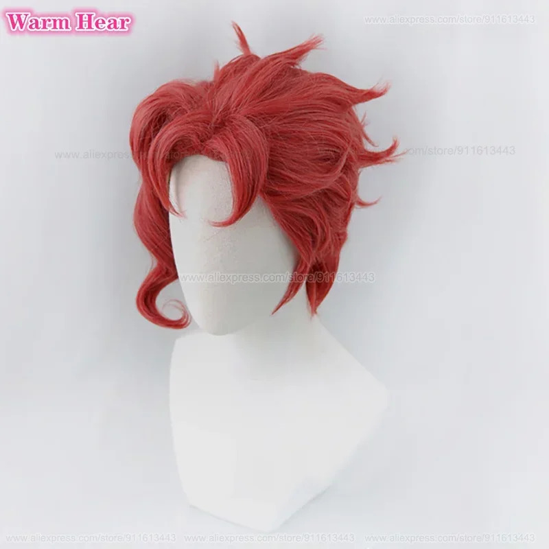 Noriaki Kakyoin 합성 유니섹스 30cm 레 - Anime Cosplay With Red Hair 리뷰 및 가격