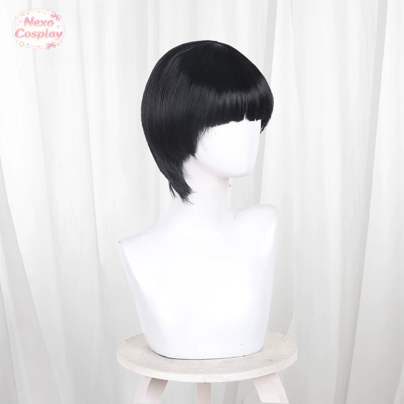 마녀 모자 아틀리에 유이니 코스프레 가발 검은색 짧은  - Cosplay Anime Black Hair 리뷰 및 가격