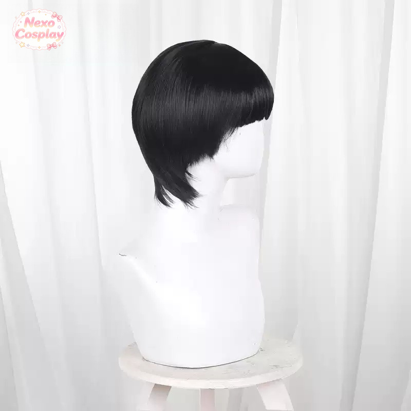 마녀 모자 아틀리에 유이니 코스프레 가발 검은색 짧은  - Cosplay Anime Black Hair 리뷰 및 가격
