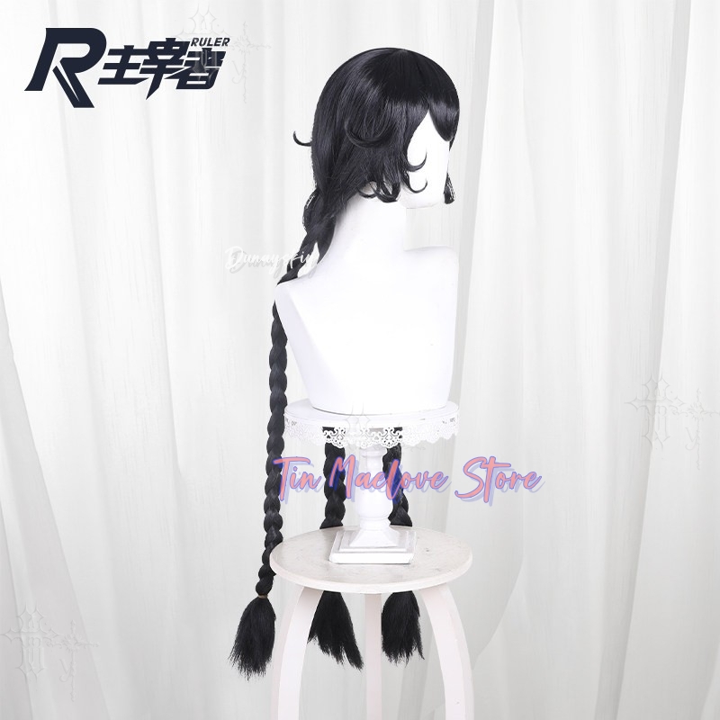 검은색 땋은 머리카락과 둥근 모조 두피 탑 자다구르 몽 - Cosplay Anime Black Hair 리뷰 및 가격