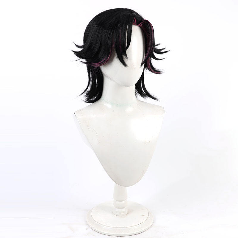Vezalius Bandage 코스프레 가발 vtube - Cosplay Anime Black Hair 리뷰 및 가격