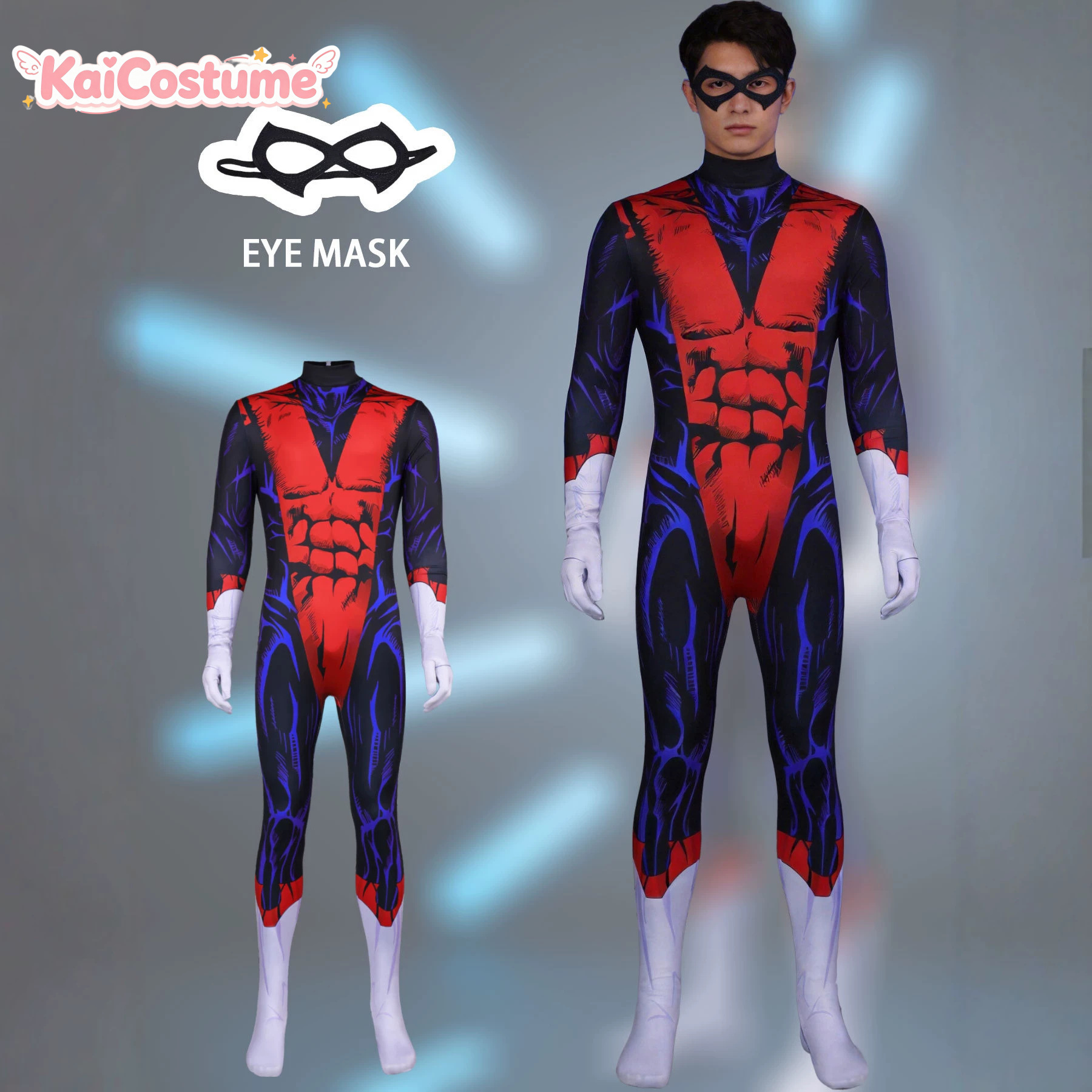 커트 와그너 나이트크롤러 97 코스프레 점프수트 남성용 - Anime Cosplay Dress For Men 리뷰 및 가격