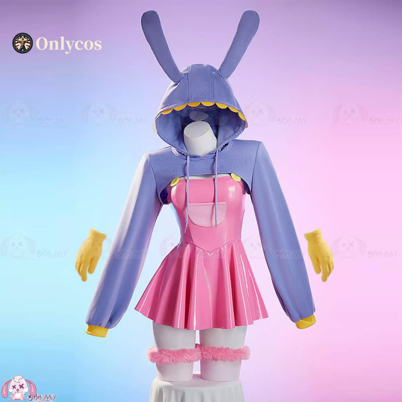 놀라운 디지털 서커스 잭스 코스프레 의상 토끼 슬립 드 - Anime Cosplay Dresses 리뷰 및 가격