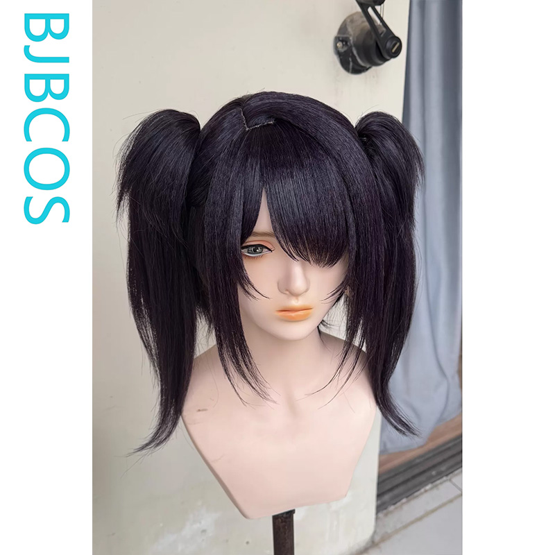 스타일링된 가발 ‌ Ame 코스프레 가발 게임 NEED - Cosplay Anime Black Hair 리뷰 및 가격