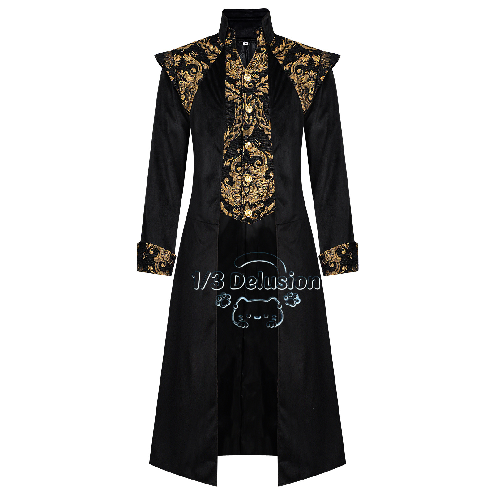 남성 스팀펑크 중세 테일코트 재킷 빅토리아 고딕 정장  - Anime Cosplay Dress For Men 리뷰 및 가격