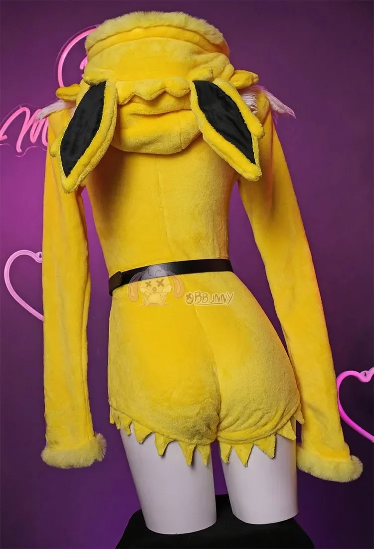 섹시한 딥 V 후드 바디수트 양말 세트 버니 걸 로리타 - Cosplay Anime Bunny Girl 리뷰 및 가격