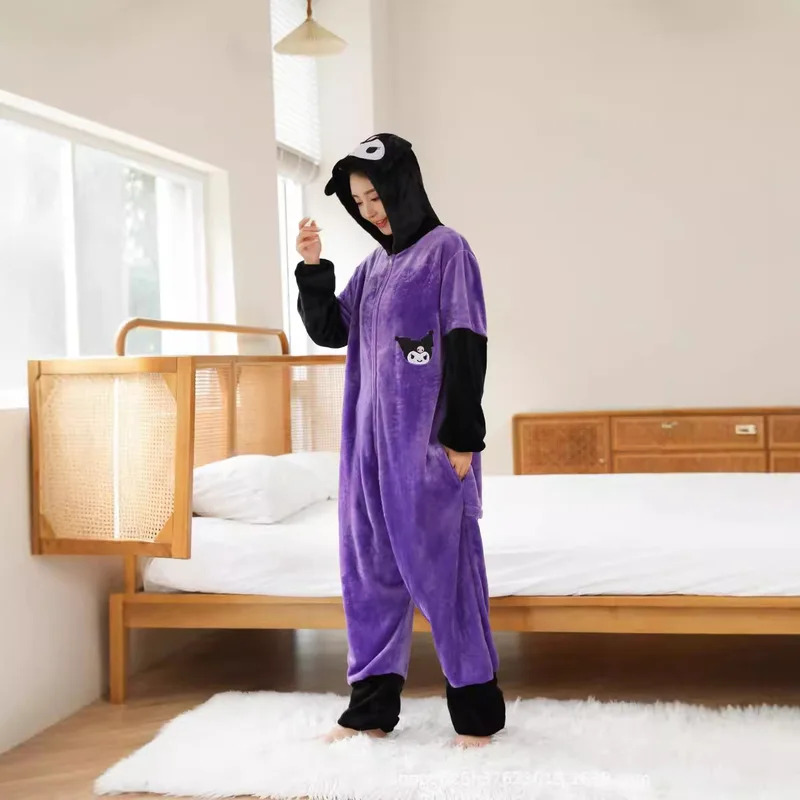 애니메이션 코스프레 여성 Onesie Kuromi 코스 - Anime Cosplay Sus 리뷰 및 가격