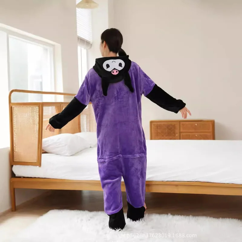 애니메이션 코스프레 여성 Onesie Kuromi 코스 - Anime Cosplay Sus 리뷰 및 가격