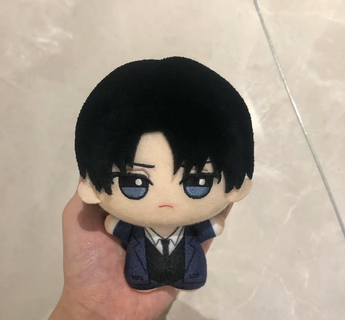 10cm 레비 아커만 플러시 인형 애니메이션 피규어 코 - Anime Cosplay Sus 리뷰 및 가격