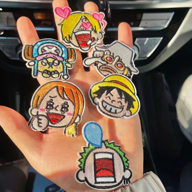 원피스 밀짚모자 승무원 애니메이션 만화 패브릭 패치,  - Anime Cosplay For Couples 리뷰 및 가격