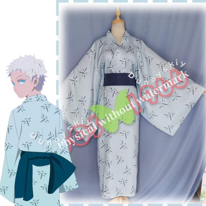 JJK 팬메이드 영 고죠의 전통 일본식 기모노 어린 시 - Cosplay Anime Jjk 리뷰 및 가격