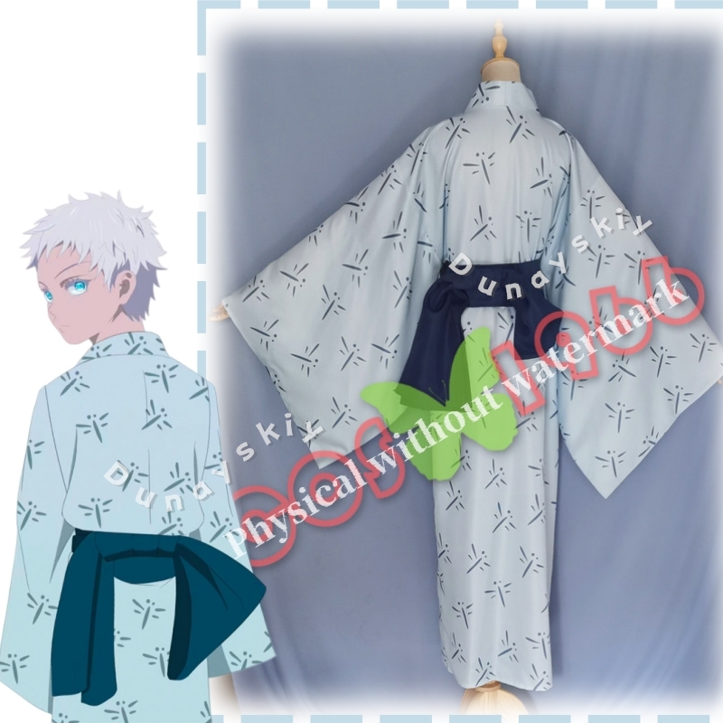 JJK 팬메이드 영 고죠의 전통 일본식 기모노 어린 시 - Cosplay Anime Jjk 리뷰 및 가격