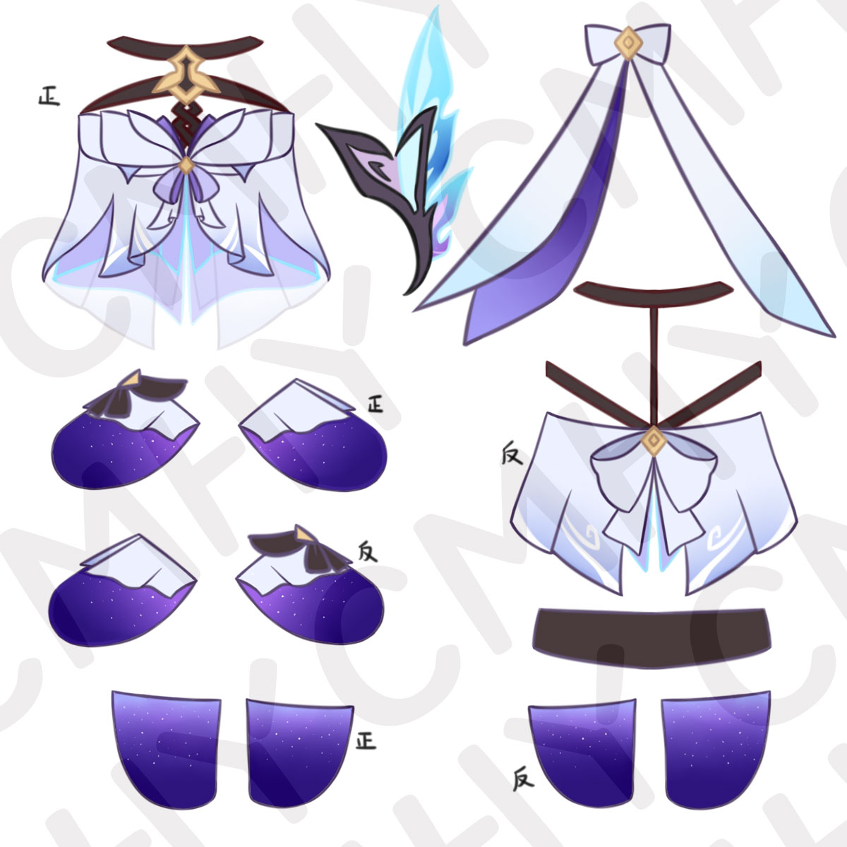 게임 원신 임팩트 스키르크 고양이 할로윈 봉제 인형 일 - Anime Cosplay Dresses 리뷰 및 가격