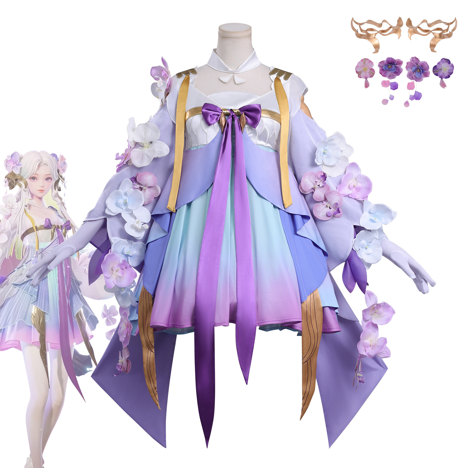 Duolia Huanzhu 인어 신선하고 달콤한 드레스 - Anime Cosplay 2026 리뷰 및 가격