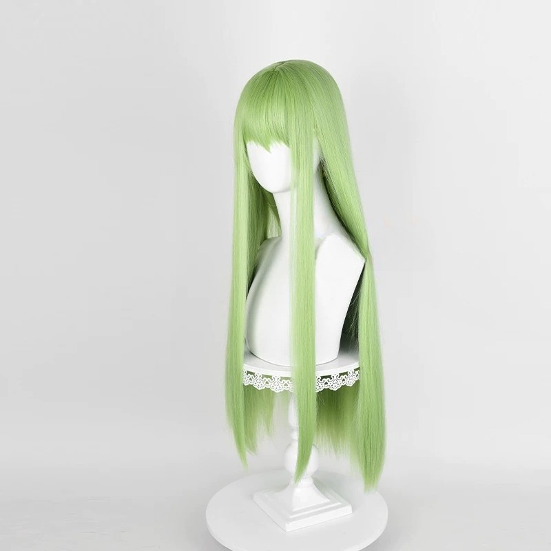 애니메이션 CC 코스프레 녹색 가발 긴 머리 합성 가발 - Anime Cosplay Long Hair 리뷰 및 가격