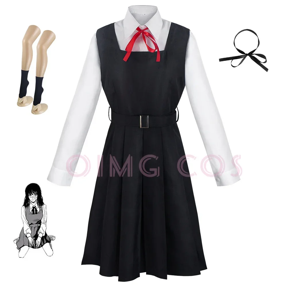 미타카 아사 코스프레 의상 체인소 맨 의상 블루 슈트  - Anime Cosplay Dress For Men 리뷰 및 가격