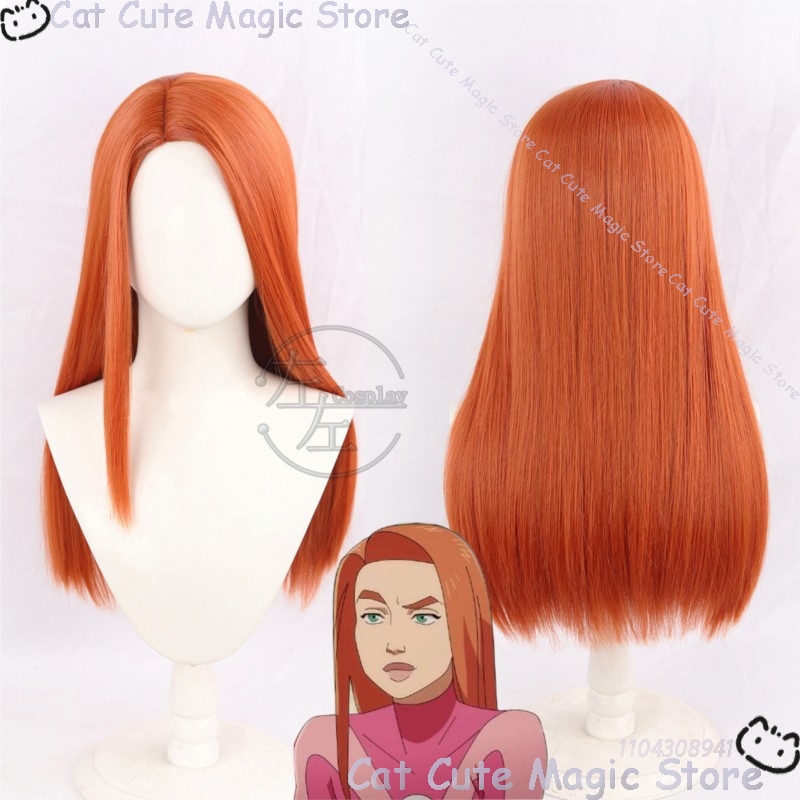 사만다 이브 윌킨스 아톰 이브 애니메이션 인빈시블 코스 - Anime Cosplay Long Hair 리뷰 및 가격