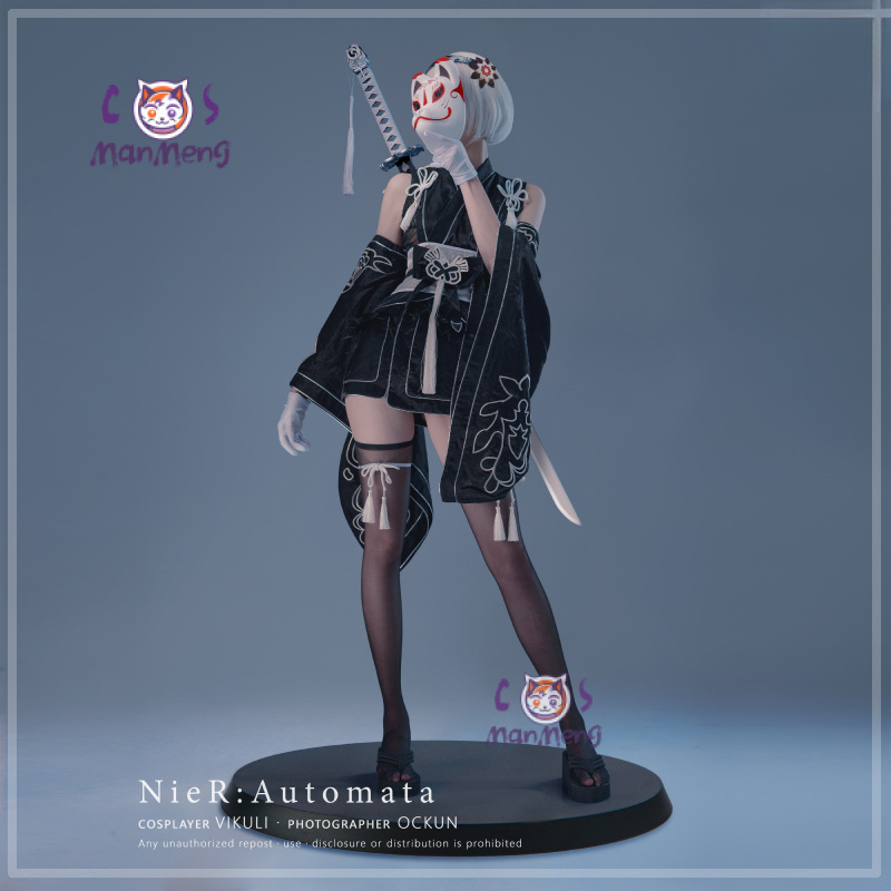 타입 B 요르하 번호 2 게임 니어: 오토마타 코스프레 - Anime Cosplay Dress For Men 리뷰 및 가격