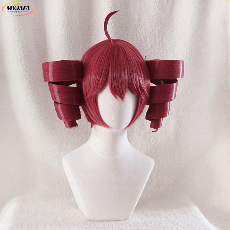 애니메이션 카사네 테토 코스프레 가발 귀여운 레드 클립 - Anime Cosplay With Red Hair 리뷰 및 가격