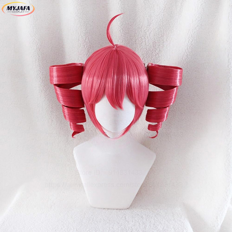 애니메이션 카사네 테토 코스프레 가발 귀여운 레드 클립 - Anime Cosplay With Red Hair 리뷰 및 가격