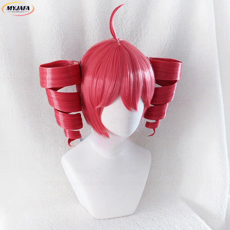 애니메이션 카사네 테토 코스프레 가발 귀여운 레드 클립 - Anime Cosplay With Red Hair 리뷰 및 가격
