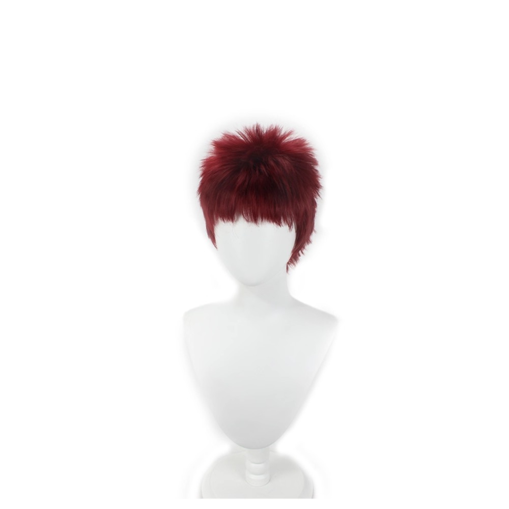 샬롯 카타쿠리 코스프레 가발 진한 빨간색 짧은 스파이크 - Anime Cosplay With Red Hair 리뷰 및 가격
