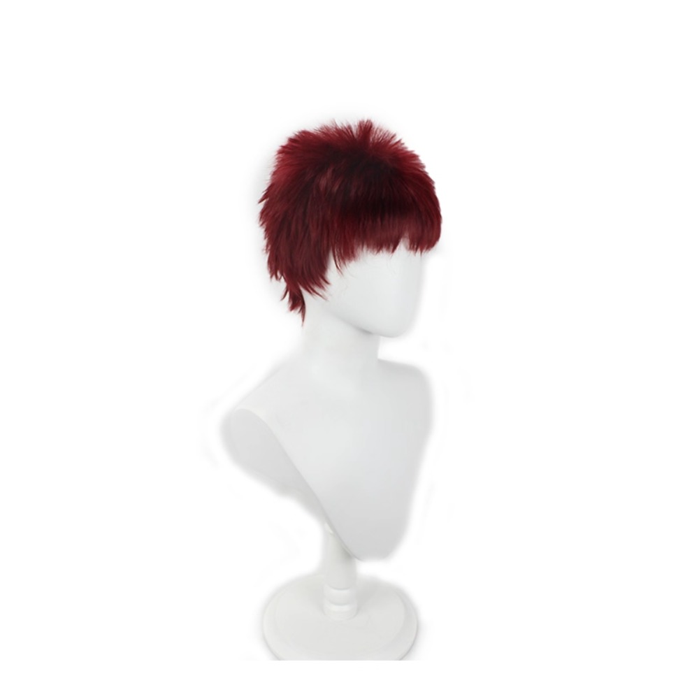 샬롯 카타쿠리 코스프레 가발 진한 빨간색 짧은 스파이크 - Anime Cosplay With Red Hair 리뷰 및 가격