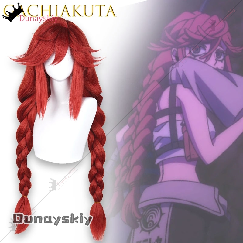 YiNuo@GACHIAKUTA 리요 코스프레 가발 피그 - Anime Cosplay With Red Hair 리뷰 및 가격
