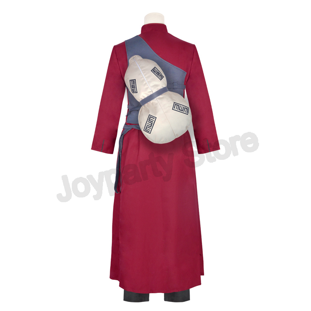 Gaara 코스프레 의상 모래 다섯 왕조 바람 그림자  - Anime Cosplay With Red Hair 리뷰 및 가격